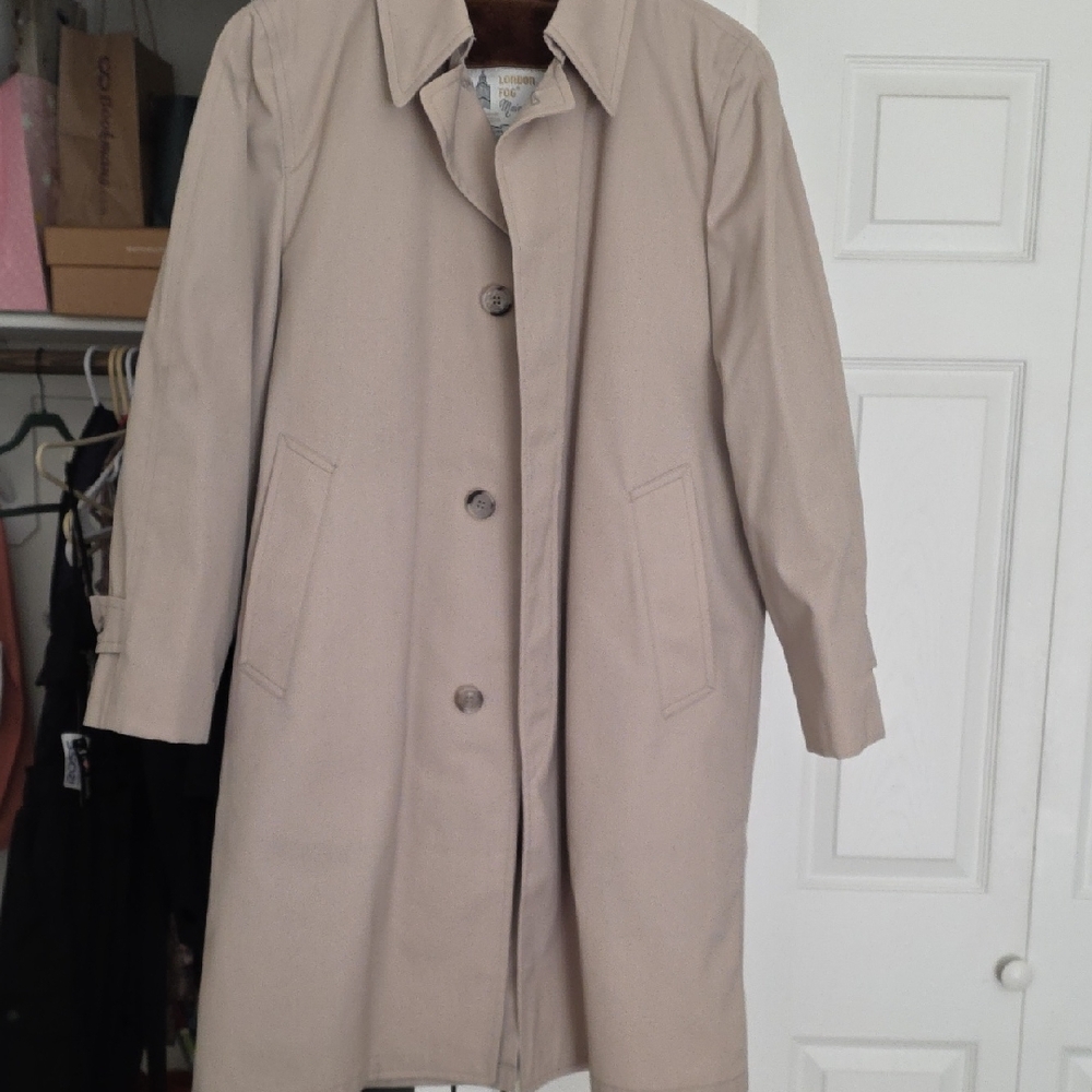 London Fog Beige Trench Coat